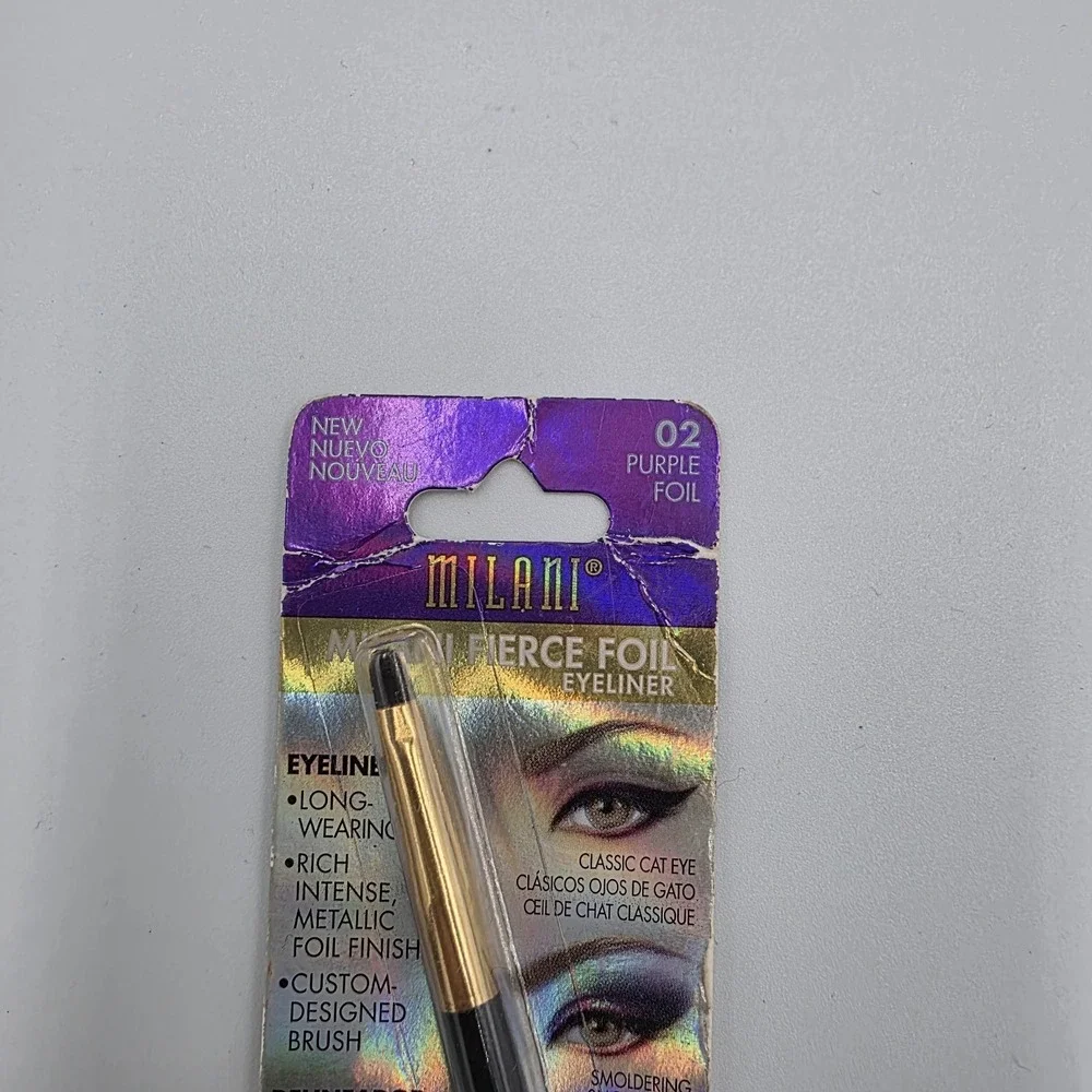 Milani Fierce Foil Eyeliner 02 Purple Foil 0.07 oz. New & Sealed‎